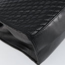 BALLY Hand Bag Leather Black Gold Auth BA7023-15