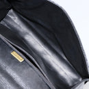 BALLY Hand Bag Leather Black Gold Auth BA7023-10