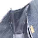 BALLY Hand Bag Leather Black Gold Auth BA7023-21