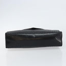 BALLY Hand Bag Leather Black Gold Auth BA7023-5