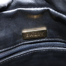 BALLY Hand Bag Leather 2way Black Gold Auth BA7024-11