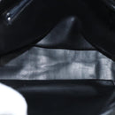 BALLY Hand Bag Leather 2way Black Gold Auth BA7024-12