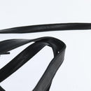 BALLY Hand Bag Leather 2way Black Gold Auth BA7024-8