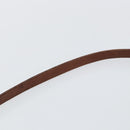 BALLY Shoulder Bag Leather Brown Gold Auth BA7025-14