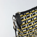 BALLY Hand Bag Canvas Black Auth BA7026-10