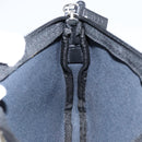 BALLY Hand Bag Canvas Black Auth BA7026-17