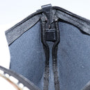 BALLY Hand Bag Canvas Black Auth BA7026-18