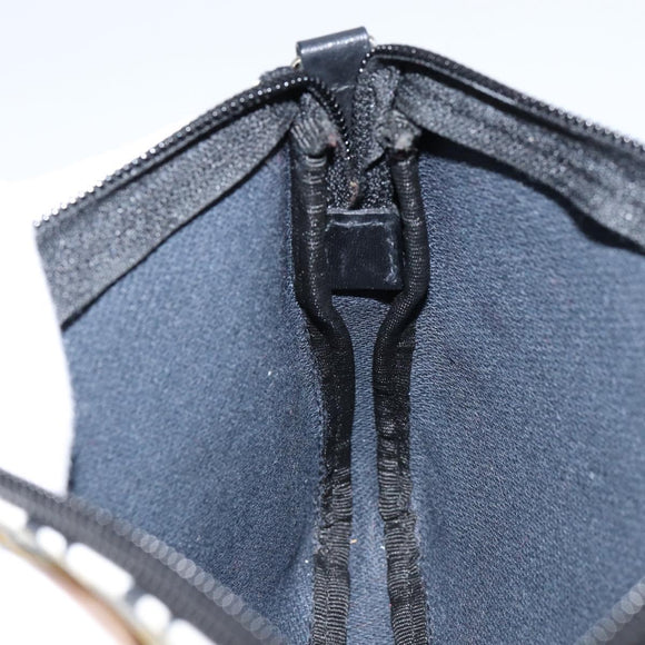 BALLY Hand Bag Canvas Black Auth BA7026