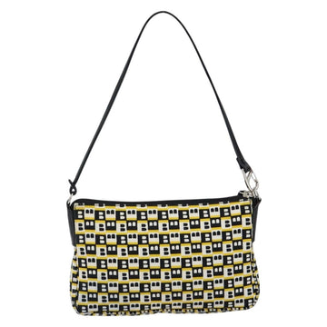 BALLY Hand Bag Canvas Black Auth BA7026 - 0