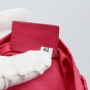 PRADA Pouch Nylon Pink Gold Auth BA7028-12