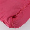 PRADA Pouch Nylon Pink Gold Auth BA7028-14