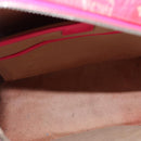 MCM Vicetos Logogram Backpack PVC Leather Pink Gold Auth BA7032-11