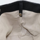 Jimmy Choo Studs Tote Bag Leather Black Silver Auth BA7036-19