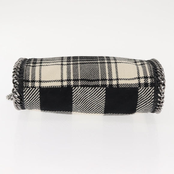 Stella MacCartney Chain Falabella Bag Polyester 2way Black 371223 Auth BA7040