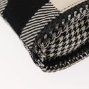 Stella MacCartney Chain Falabella Bag Polyester 2way Black 371223 Auth BA7040-18