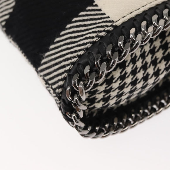 Stella MacCartney Chain Falabella Bag Polyester 2way Black 371223 Auth BA7040