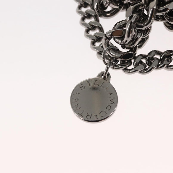 Stella MacCartney Chain Falabella Bag Polyester 2way Black 371223 Auth BA7040