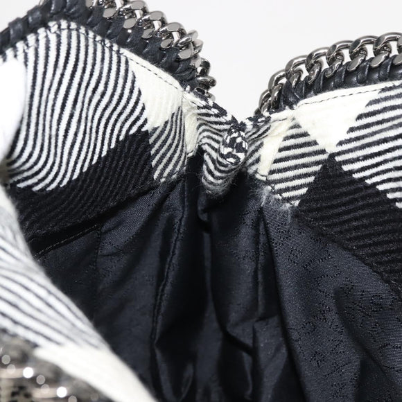 Stella MacCartney Chain Falabella Bag Polyester 2way Black 371223 Auth BA7040