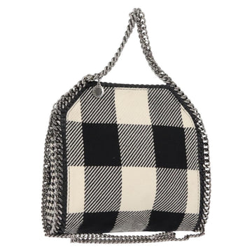 Stella MacCartney Chain Falabella Bag Polyester 2way Black 371223 Auth BA7040