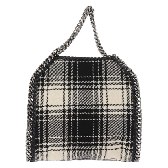 Stella MacCartney Chain Falabella Bag Polyester 2way Black 371223 Auth BA7040