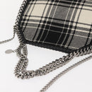 Stella MacCartney Chain Falabella Bag Polyester 2way Black 371223 Auth BA7040-6