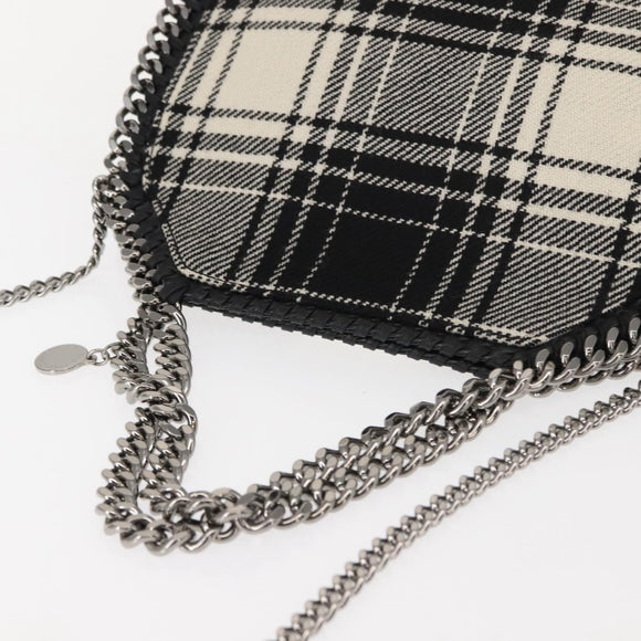 Stella MacCartney Chain Falabella Bag Polyester 2way Black 371223 Auth BA7040