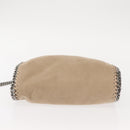 Stella MacCartney Falabella Chain Bag polyester Beige Silver 371223 Auth BA7041-5