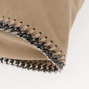 Stella MacCartney Falabella Chain Bag polyester Beige Silver 371223 Auth BA7041-15