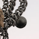 Stella MacCartney Falabella Chain Bag polyester Beige Silver 371223 Auth BA7041-10