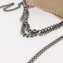 Stella MacCartney Falabella Chain Bag polyester Beige Silver 371223 Auth BA7041-7