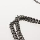 Stella MacCartney Falabella Chain Bag polyester Beige Silver 371223 Auth BA7041-8