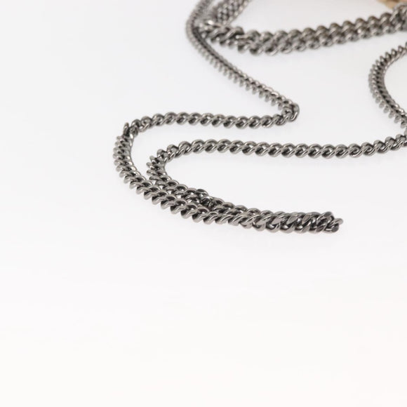 Stella MacCartney Falabella Chain Bag polyester Beige Silver 371223 Auth BA7041