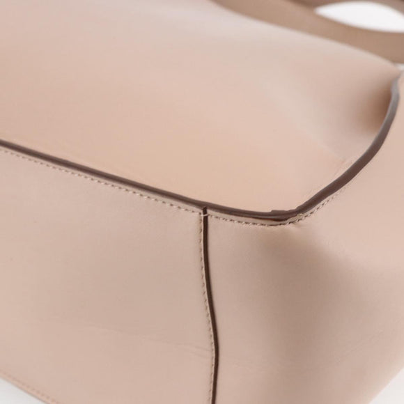 Stella MacCartney Tote Bag Leather Beige 502793 Auth BA7042