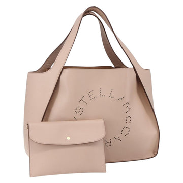 Stella MacCartney Tote Bag Leather Beige 502793 Auth BA7042