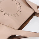 Stella MacCartney Tote Bag Leather Beige 502793 Auth BA7042-6