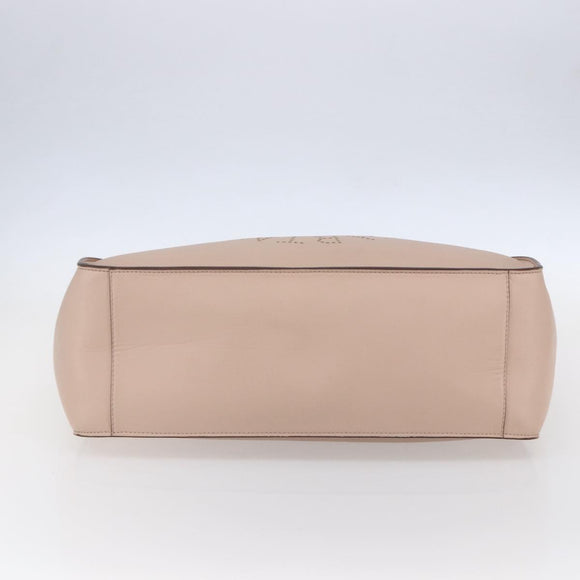Stella MacCartney Tote Bag Leather Beige 502793 Auth BA7042