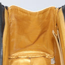 Gianni Versace Hand Bag Canvas PVC Black Gold Auth BA7043-19