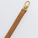 LOUIS VUITTON Nume leather Shoulder Strap Leather 47.2"" Beige LV Auth BA7045-10