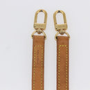 LOUIS VUITTON Nume leather Shoulder Strap Leather 47.2"" Beige LV Auth BA7045-11