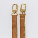 LOUIS VUITTON Nume leather Shoulder Strap Leather 47.2"" Beige LV Auth BA7045-12