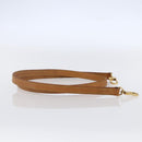 LOUIS VUITTON Nume leather Shoulder Strap Leather 47.2"" Beige LV Auth BA7045-3