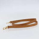 LOUIS VUITTON Nume leather Shoulder Strap Leather 47.2"" Beige LV Auth BA7045-4