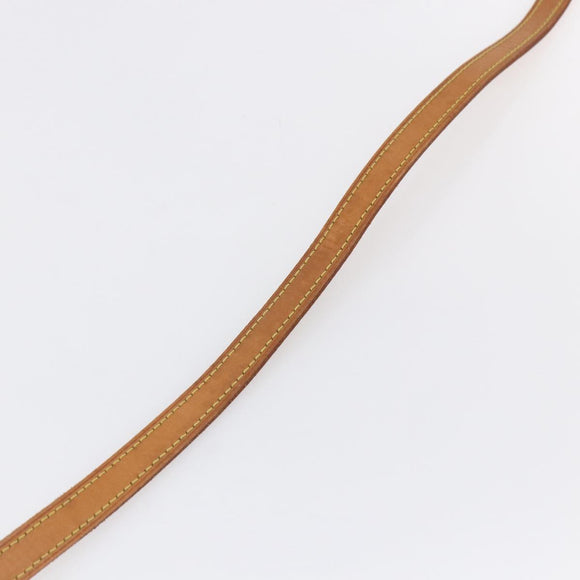 LOUIS VUITTON Nume leather Shoulder Strap Leather 47.2"" Beige LV Auth BA7045