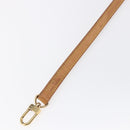 LOUIS VUITTON Nume leather Shoulder Strap Leather 47.2"" Beige LV Auth BA7045-8