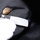 CELINE Trios Mall Shoulder Bag Leather Gray Gold Auth BA7046-12