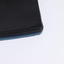 CELINE Trio large Shoulder Bag Leather Multicolor Gold Auth BA7047-14