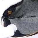 CELINE Trio large Shoulder Bag Leather Multicolor Gold Auth BA7047-25