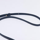 CELINE Trio large Shoulder Bag Leather Multicolor Gold Auth BA7047-8