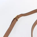 CELINE Macadam Canvas Shoulder Bag PVC Leather Brown Gold Auth BA7049-8