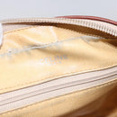 CELINE Macadam Canvas Shoulder Bag PVC Leather Brown Gold Auth BA7050-9